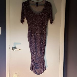 Seraphine printed maternity bodycon dress